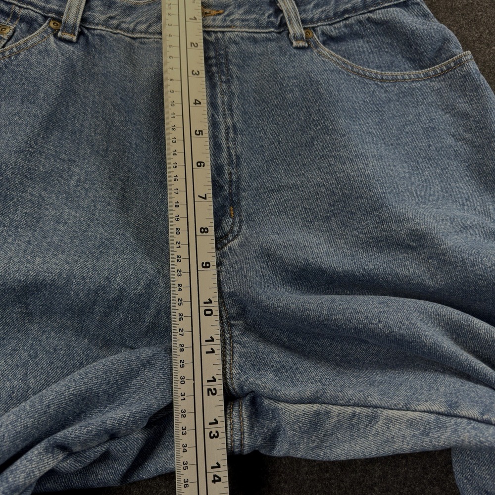 LL Bean Women's Fleece Lined Double L Relaxed Fit Jeans Size 18P - Picture 8 of 12
